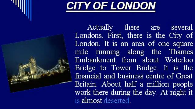 Презентация London