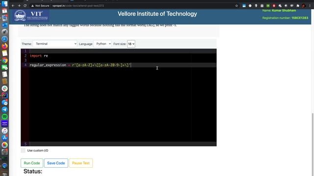 Solving a simple Regular expression problem :) смотреть онлайн