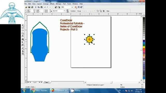 13 - CorelDraw 9 Projects - Professional Series of CorelDraw Part 3 - Lunar Computer College смотреть онлайн