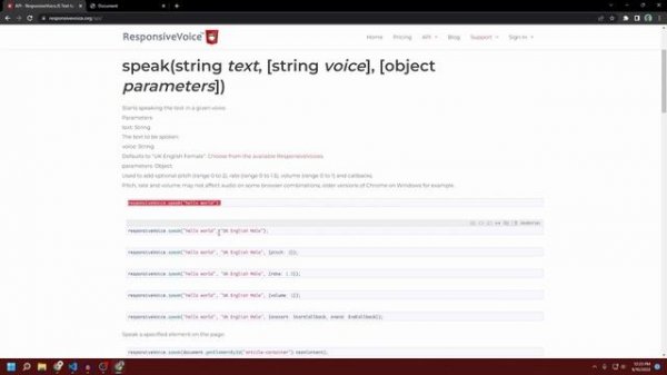 Text-2-Speech API Tutorial | Add Text-2-Speech To Your Website