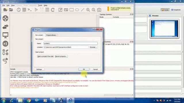 How to Connect gns3 with VirtualBox||2023 смотреть онлайн