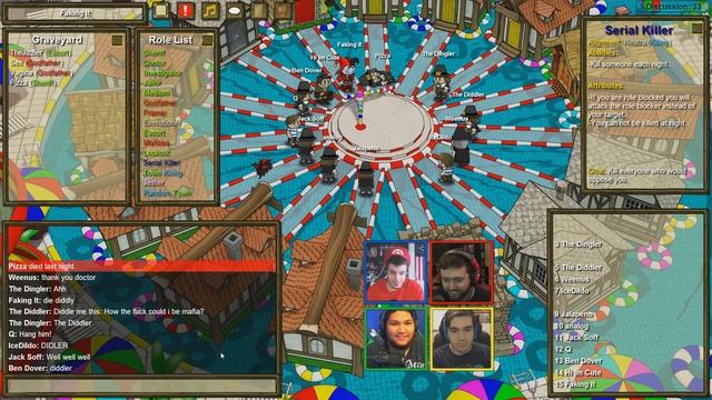 A PHONY GAME! (Town of Salem QUAD FACECAM w/ The Derp Crew Ep. 81) смотреть онлайн