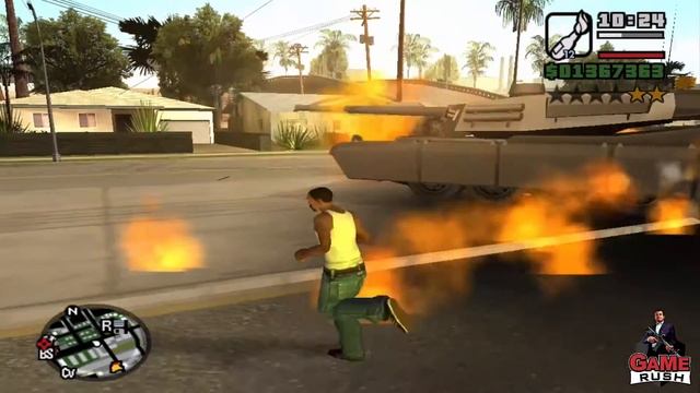 How to Blast a Tank | GTA San Andreas | Game Rush смотреть онлайн