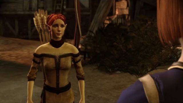 Dragon Age Origins. Кара спасла эльфинаж смотреть онлайн