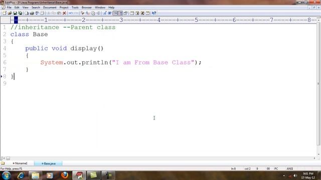 Java Programming Tutorials 22 Java Inheritance смотреть онлайн