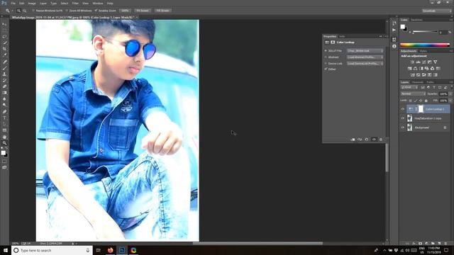 photoshop color correction cinematic look cool color 3d lut смотреть онлайн