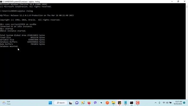 How to solve connected to an idle instance || Oracle Database || Connect to idle instance || SOLVED смотреть онлайн