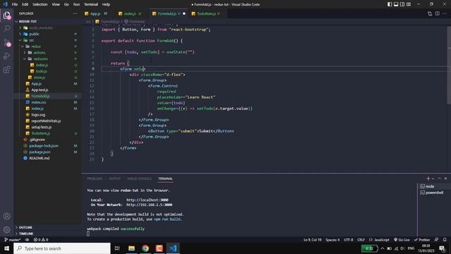 Build a Todo App with React Redux #2 Create (useDispatch) | React Redux Tutorial смотреть онлайн