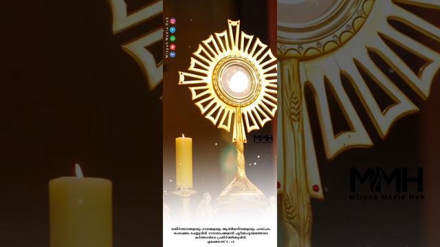 ദിവ്യകാരുണ്യം Holy Eucharist | Christian WhatsApp video status | malayalam devotional #holyeucharis смотреть онлайн