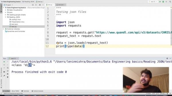 Handling JSON data with Python