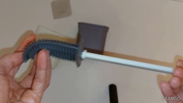 Ёршик силиконовый для унитаза Toilet Brush, с креплением на стену. Распаковка. смотреть онлайн