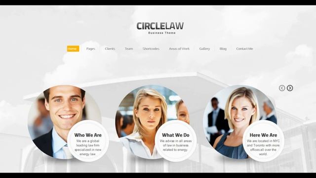 CircleLaw for Lawyers, Attorneys or Legal Offices - Clean Corporate Wordpress Theme смотреть онлайн