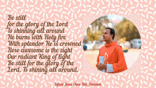 Be Still for the presence of the Lord | lyrics melody and chords Infant Jesus Choir Khi_Pakistan смотреть онлайн