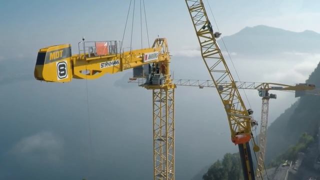 Potain Kranmontage - Bürgenstock Schweiz смотреть онлайн