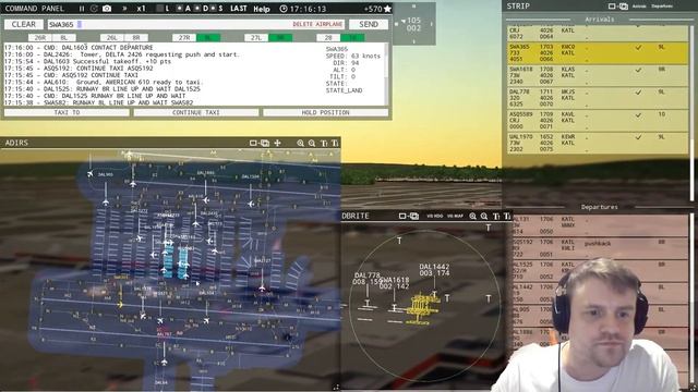 Tower!3D Pro Live Stream Atlanta Airport (Session 1) смотреть онлайн