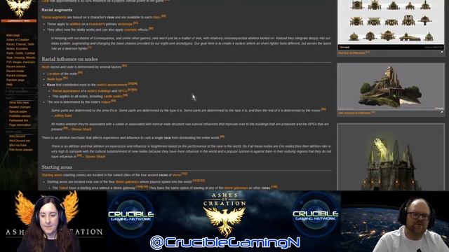 Ashes of Creation Deep Dive - Races - Weapons/Armor, Benefits, Node Influence, and Quests смотреть онлайн
