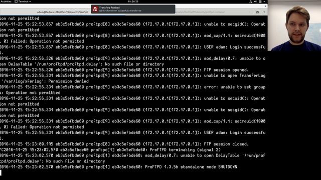 Sprint 18: FTP Container - Adam Samalik смотреть онлайн