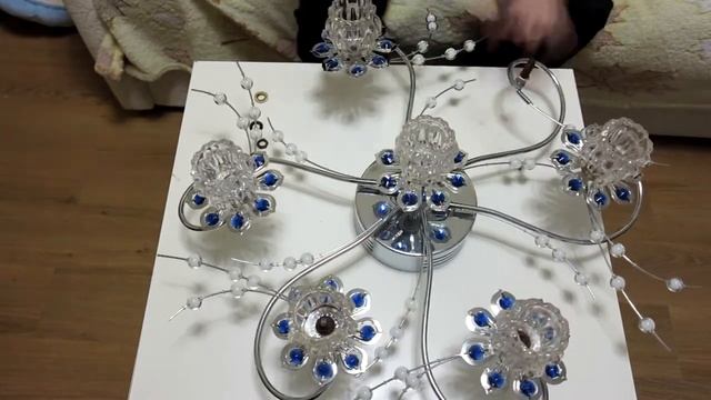 Разбираем люстру фирмы Евросвет. Отзыв о люстре Евросвет. смотреть онлайн