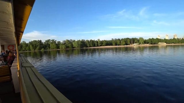 Прогулка на катере по Днепру,  церковь Николая Чудотворца, Craft Pub, Киев, Украина