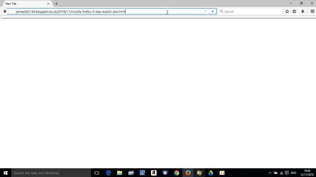 Mozilla Firefox 0-day Exploit PoC смотреть онлайн
