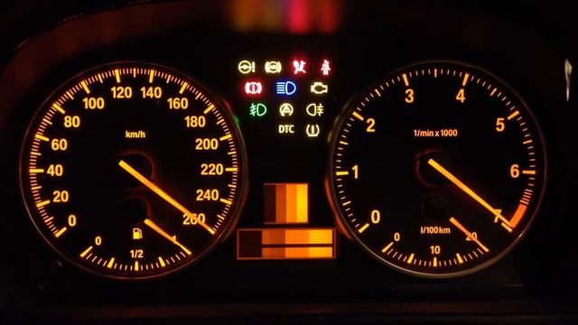 Тест приборной панели E92