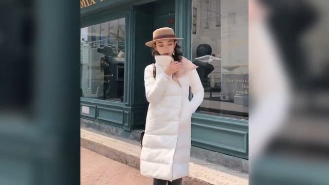 ❄Ультралегкая Женская Куртка Fitaylor на Белом Утином Пуху. Зимний Двусторонний тонкий пуховик смотреть онлайн