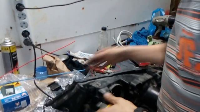 Снятие основной планки на фара нексия N150