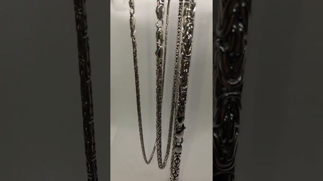 Цепь Византийская (Лисий хвост) серебро и золото,ручная работа.Мастерская Ярга.WWW.YARGA.ME смотреть онлайн