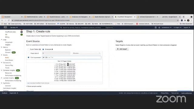 AWS: Create a CRON job to stop and start EC2 instances - Step by Step Tutorial смотреть онлайн