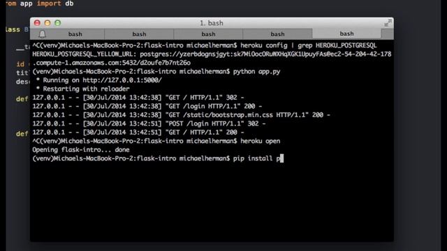 Discover Flask, Part 13 - Heroku PostgreSQL Setup смотреть онлайн