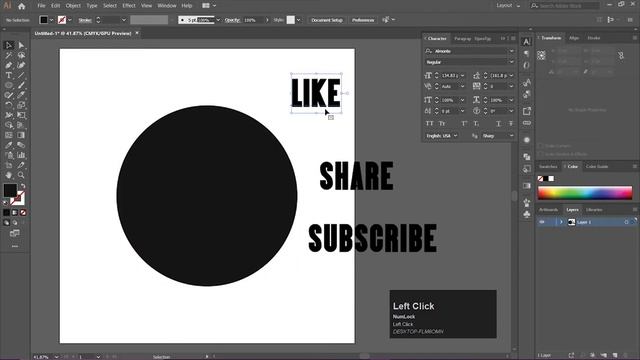 How to create POP-UP Text Effect | Adobe Illustrator | Andro Grafix смотреть онлайн