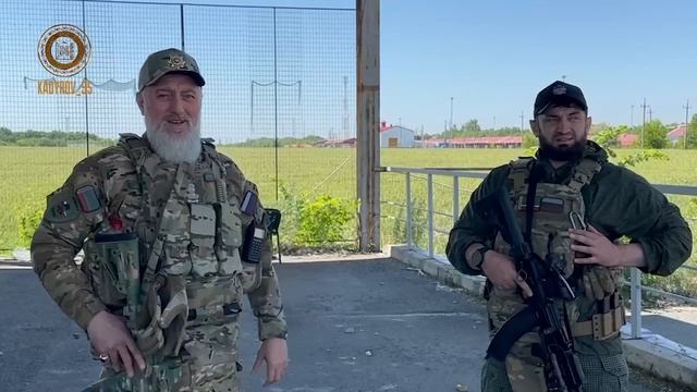 Бойцы батальона «Запад-Ахмат» заступили на дежурство на КПП у Казинки в Белгородской области. смотреть онлайн