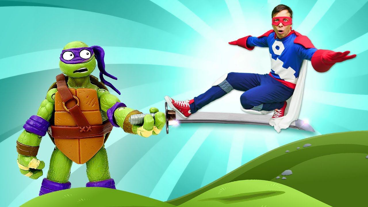 Черепашки Ниндзя защищают лабораторию. Рафаэль служит Шредеру! Видео про игрушки и Тоймастер смотреть онлайн