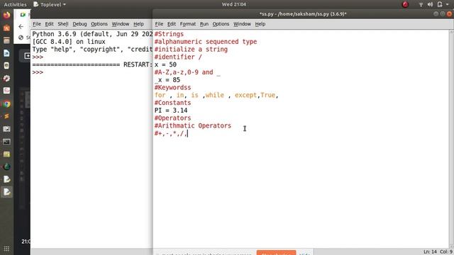 # python class DAY:-3rd || Keywordsˈ& Operators, identifier in python ❤️??❤️?|| Learn in hinglis смотреть онлайн
