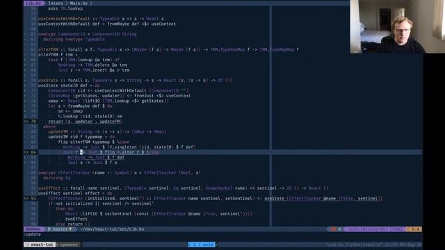 Pt 2. Designing a React Hooks style TUI lib from scratch смотреть онлайн