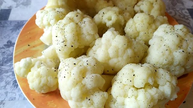 Цветная капуста в кляре. смотреть онлайн