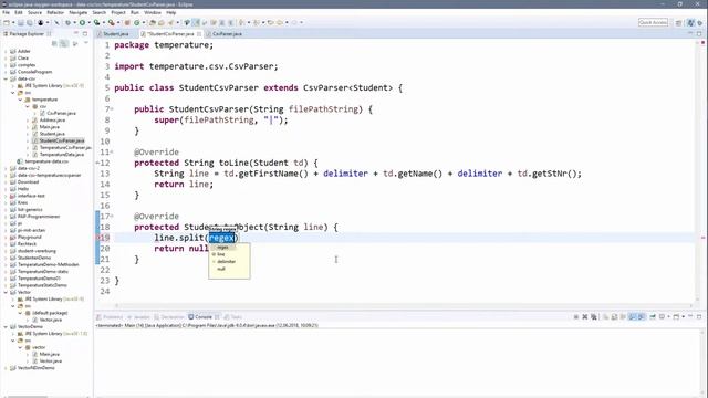 ? JAVA | Generics 03 - CSV-Dateien mit generischem CSVParser (Demo) смотреть онлайн