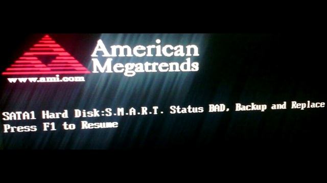 S.M.A.R.T Status bad backup and replace смотреть онлайн