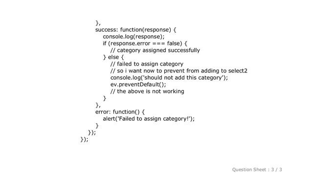 jQuery : jquery Select2 prevent selecting in ajax response смотреть онлайн
