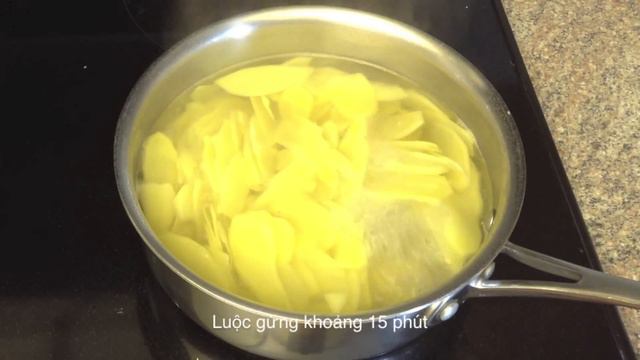 Candied Ginger (Mứt Gừng)