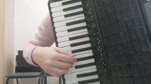 Танго Кумпарсита на аккордеоне, Tango on akkordeon, Любовь Гришанова( Самара)