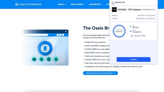 Как застейкать ROSE с помощью Oasis Wallet — Browser Extension смотреть онлайн