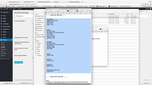 Create Your Under Construction Page - WordPress смотреть онлайн