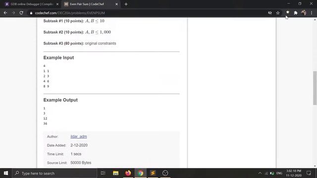 Competitive Companion extension for Codechef смотреть онлайн
