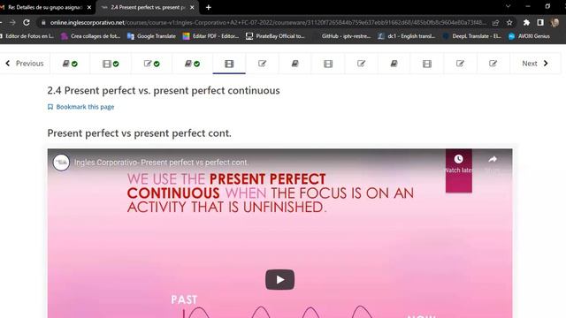 Ingles Corporativo-07/12 Day 6 Present Perfect and Present Perfect Cont. смотреть онлайн