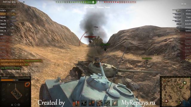 WOT: El Hallouf - Lorraine 40 t - 5 frags смотреть онлайн