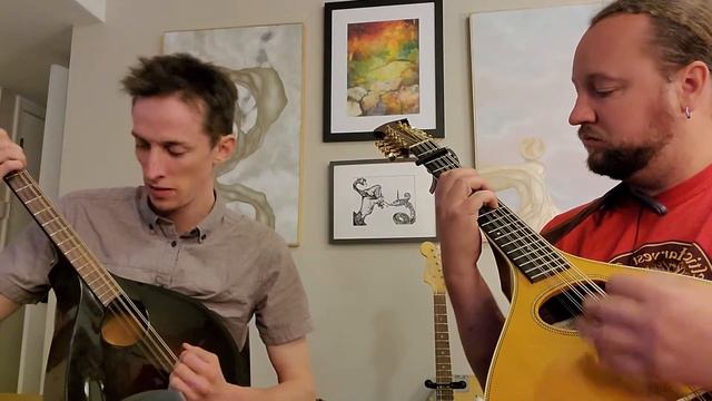 Lucy Farr's played Stefan Sobell cittern and Stephen Owsley Smith octave mandolin смотреть онлайн