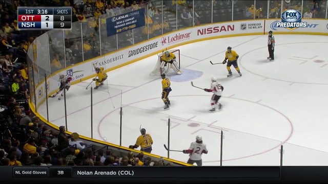 NHL.2015-16. Ottawa Senators - Nashville Predators. 2--3 тайм . НХЛ смотреть онлайн
