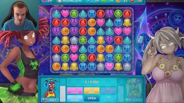 TIME TO FINISH THIS.. (No Pun Intended) - Huniepop 2 Double Date Ending смотреть онлайн