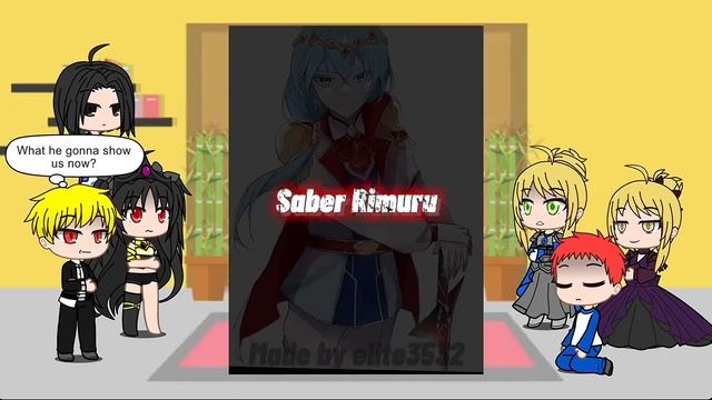 Fate series react to Rimuru (+True creator Rimuru) |AU| |Gacha react| ship: Rimuru x Saber смотреть онлайн